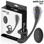 Addicted Toys-Plug anale con Vibrazione, Movimento 360o e Stimolatore · Giocattoli anali
