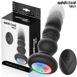 Addicted Toys-Plug anale con Impulsi e Vibrazioni, Telecomando · Giocattoli anali