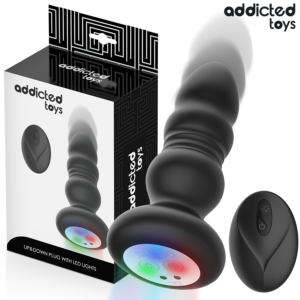 Addicted Toys-Plug anale con Impulsi e Vibrazioni, Telecomando