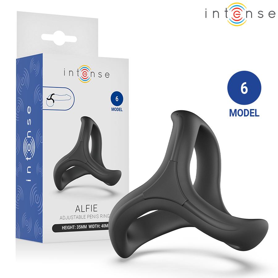 Intense For Him-Alfie Anello Triplo Regolabile per Pene Model 6 · Anelli & Guaine per pene