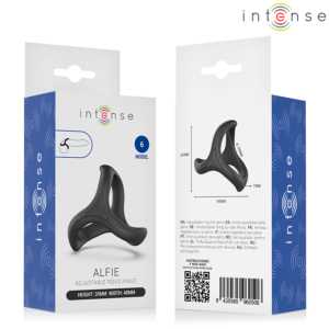 Intense For Him-Alfie Anello Triplo Regolabile per Pene Model 6 · Anelli & Guaine per pene (immagine 5)