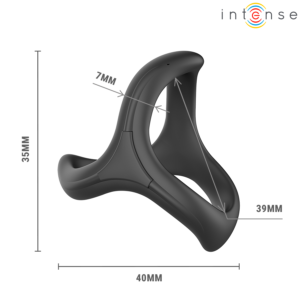 Intense For Him-Alfie Anello Triplo Regolabile per Pene Model 6 · Anelli & Guaine per pene (immagine 6)