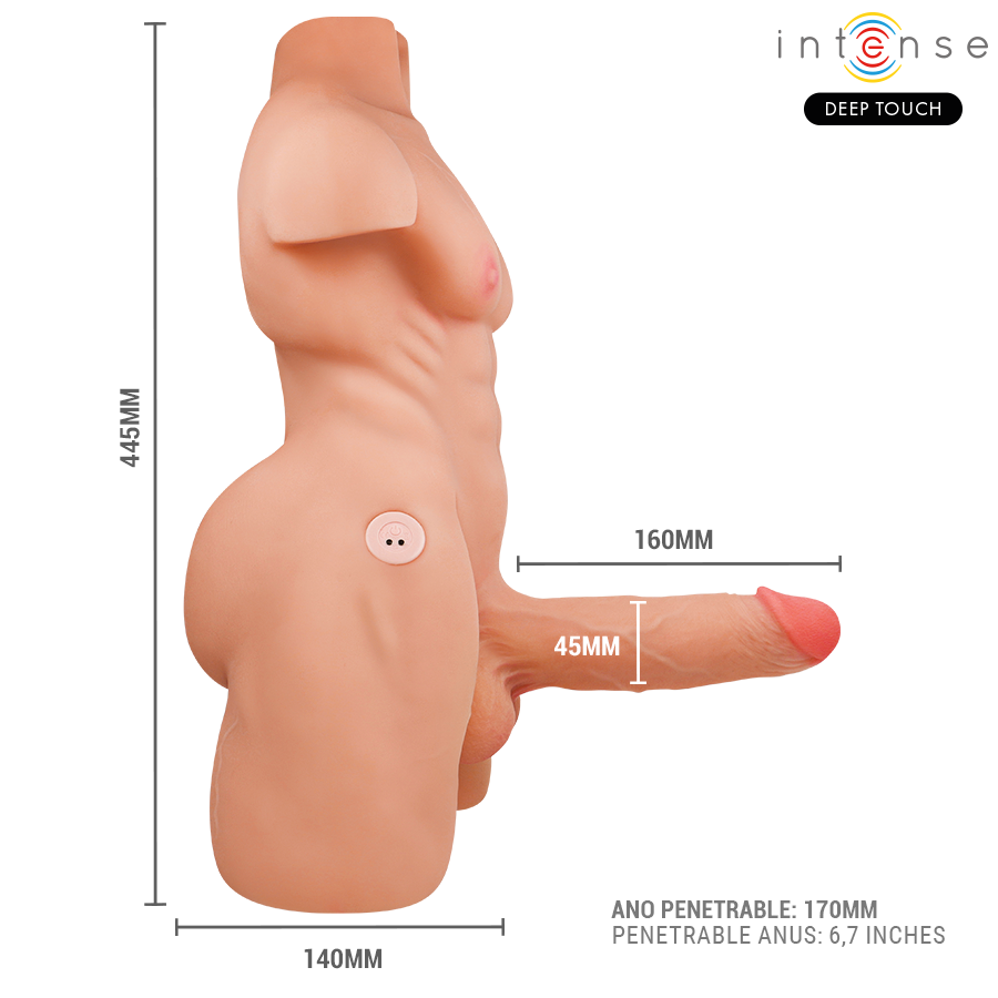 Intense Bodies & Masturbators-Deep Touch - Marty Torso con Anus · Vibratori (immagine 9)