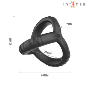 Intense For Him-John Anello Triplo Regolabile per Pene Model 4 12 Intense For Him-John Anello Triplo Regolabile per Pene Model 4 · Anelli & Guaine per pene (imaginea 6)
