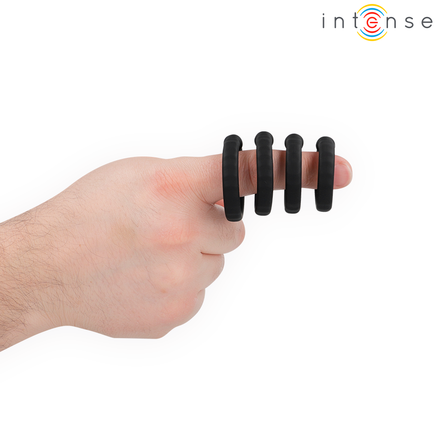 Intense For Him-Michiel Set di 4 Anelli per il Pene Modello 10 2 Intense For Him-Michiel Set di 4 Anelli per il Pene Modello 10 · Anelli & Guaine per pene (imaginea 2)