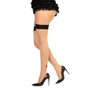 Leg Avenue Hosiery-1963 Spandex Calze con Cucitura Posteriore · Lingerie sexy donna (immagine 3)