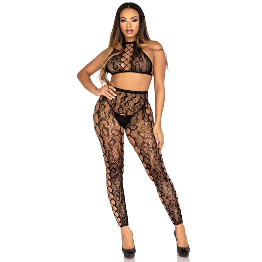 Leg Avenue Sets-89372 Top Crop e Collant senza Sedile Neri - One 4 Leg Avenue Sets-89372 Top Crop e Collant senza Sedile Neri - One · Lingerie sexy donna (imaginea 4)
