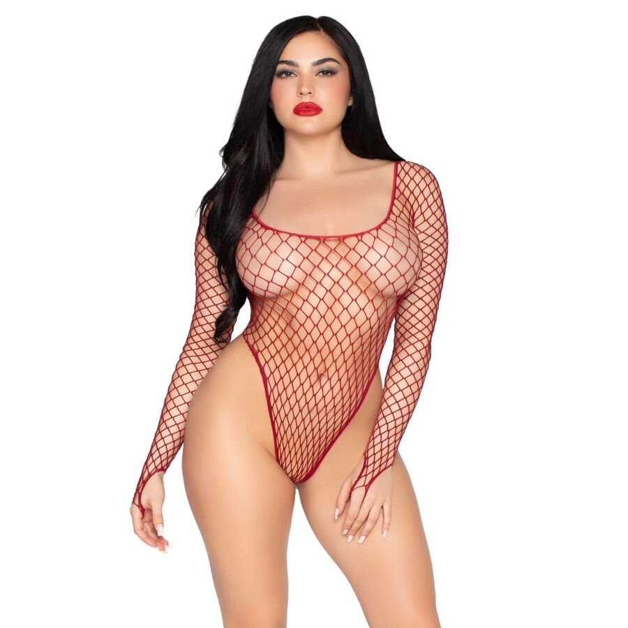Leg Avenue Sets-89377 Corpo Rete industriale ad alto taglio · Lingerie sexy donna (imaginea 5)