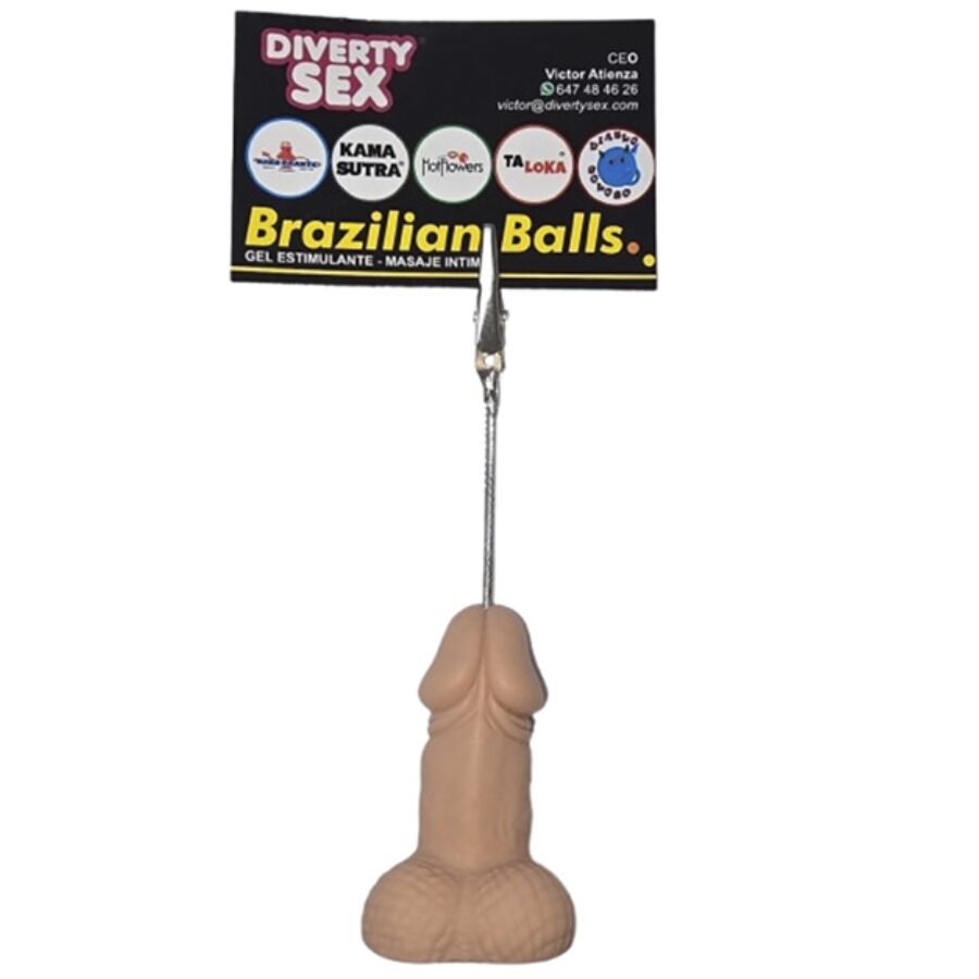Diablo Picante-Supporto Note Forma Pene Tone Aperto con Morsetto