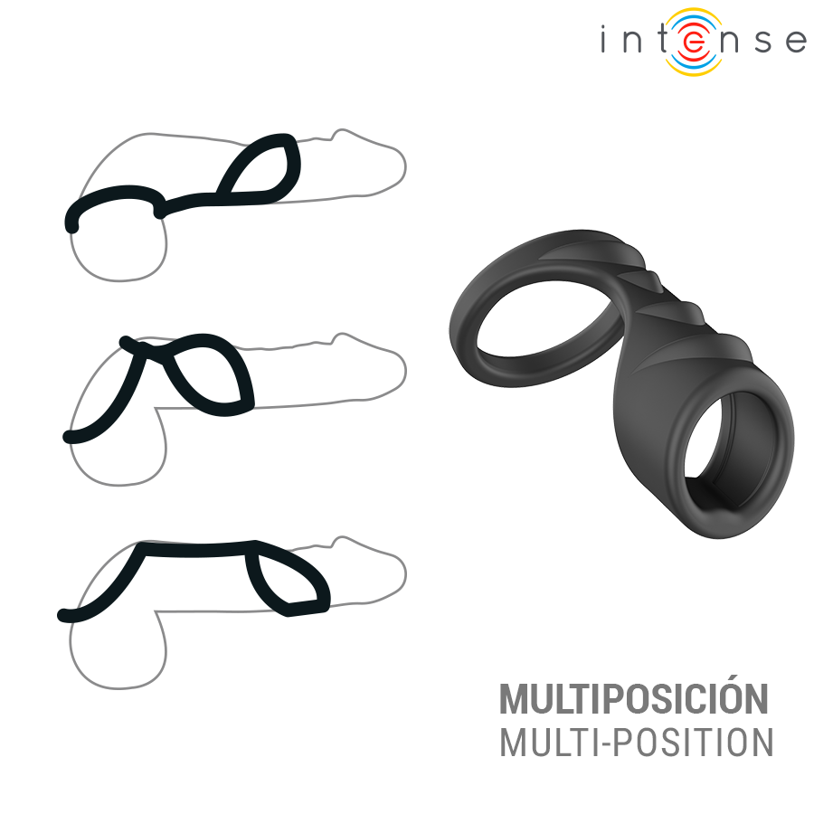Intense For Him-Rory Anello fallico Regolabile Model 5 · Anelli & Guaine per pene (immagine 3)
