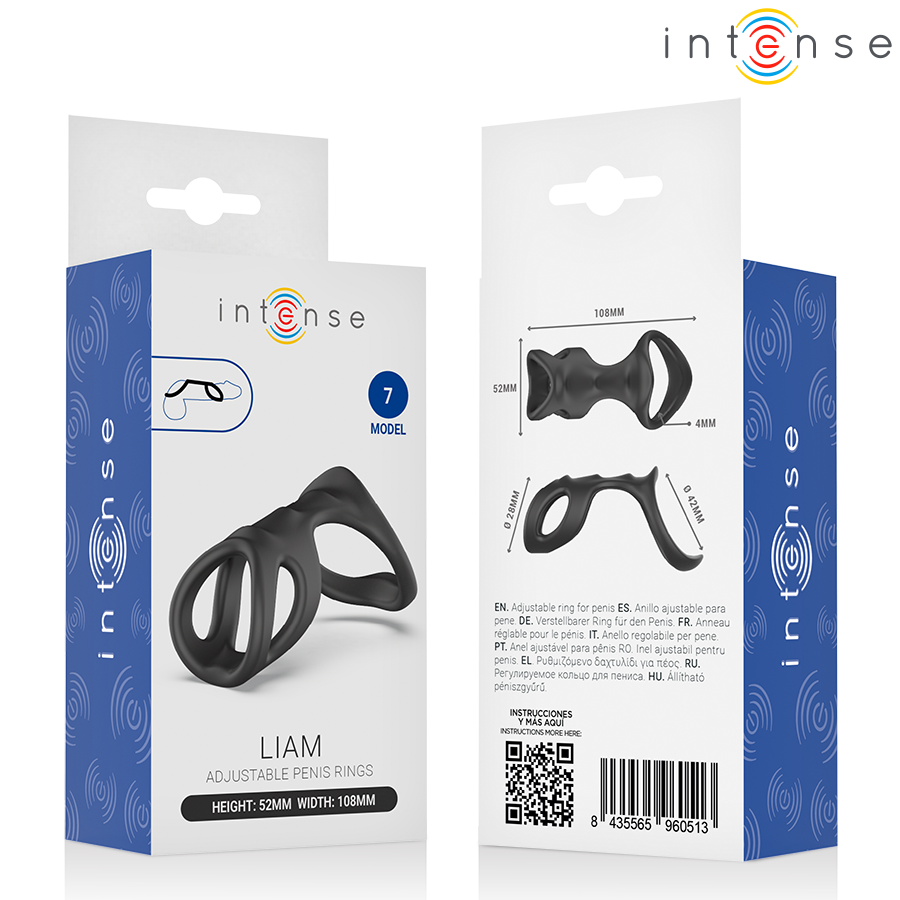 Intense For Him-Liam Anello fallico Model 7 · Anelli & Guaine per pene (immagine 7)