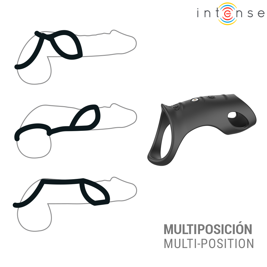 Intense For Him-Jerome Anello Vibratore Regolabile Modello 12 3 Intense For Him-Jerome Anello Vibratore Regolabile Modello 12 · Anelli & Guaine per pene (imaginea 3)