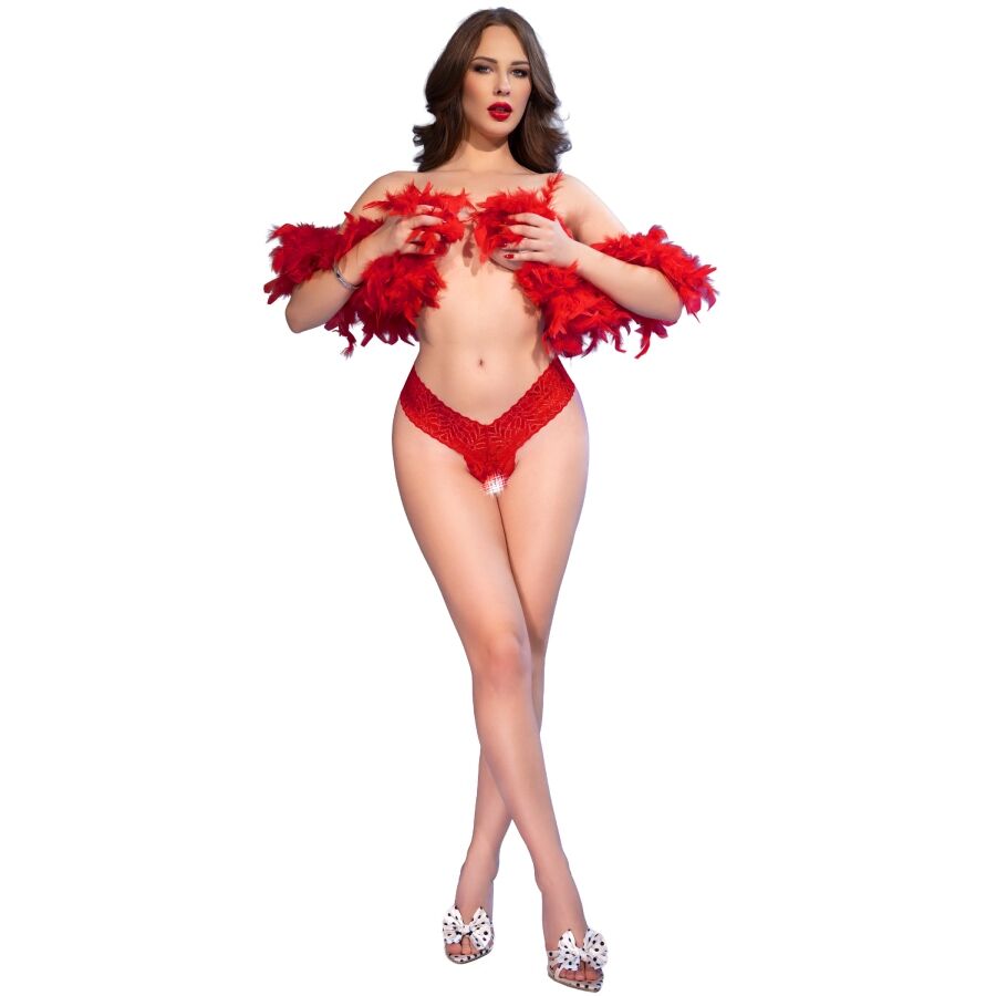 Chilirose-CR-4885 Tanga con apertura in zona intima · Lingerie sexy donna
