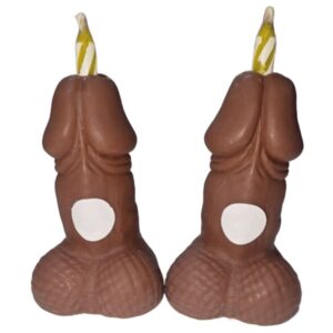 Diablo Picante-Candele Pene Ton Chiuso, Set 2 Pezzi con Numeri — DIVERTY SEX · Articoli divertenti