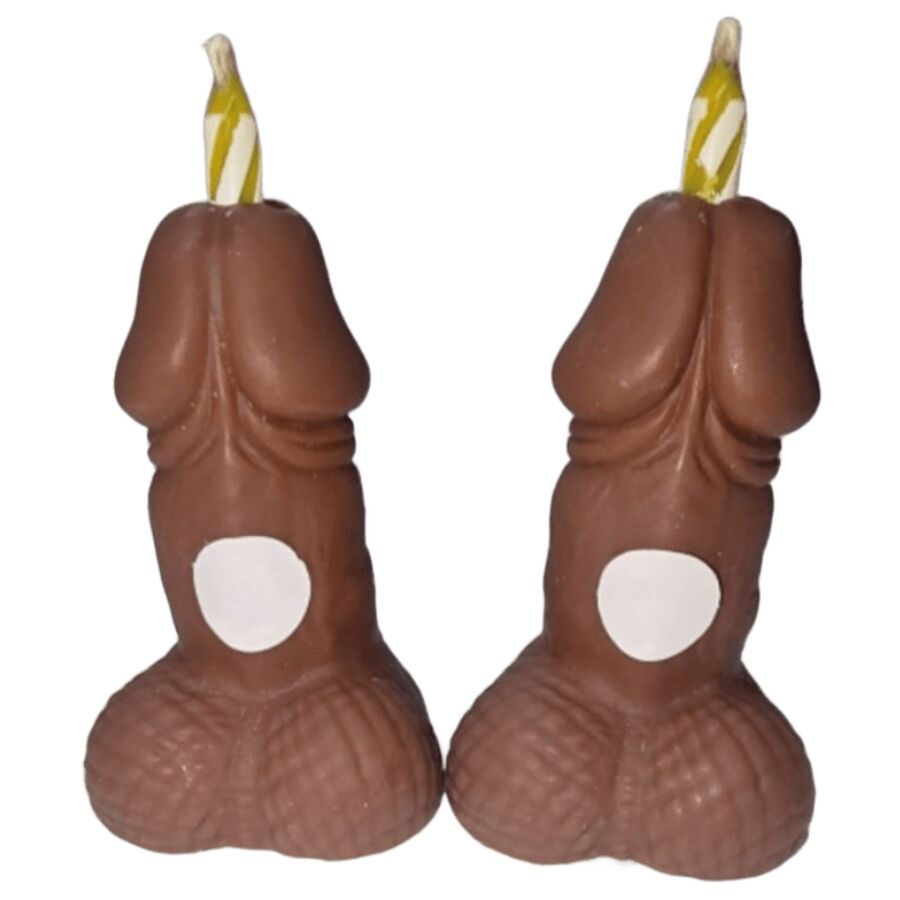 Diablo Picante-Candele Pene Ton Chiuso, Set 2 Pezzi con Numeri — DIVERTY SEX · Articoli divertenti
