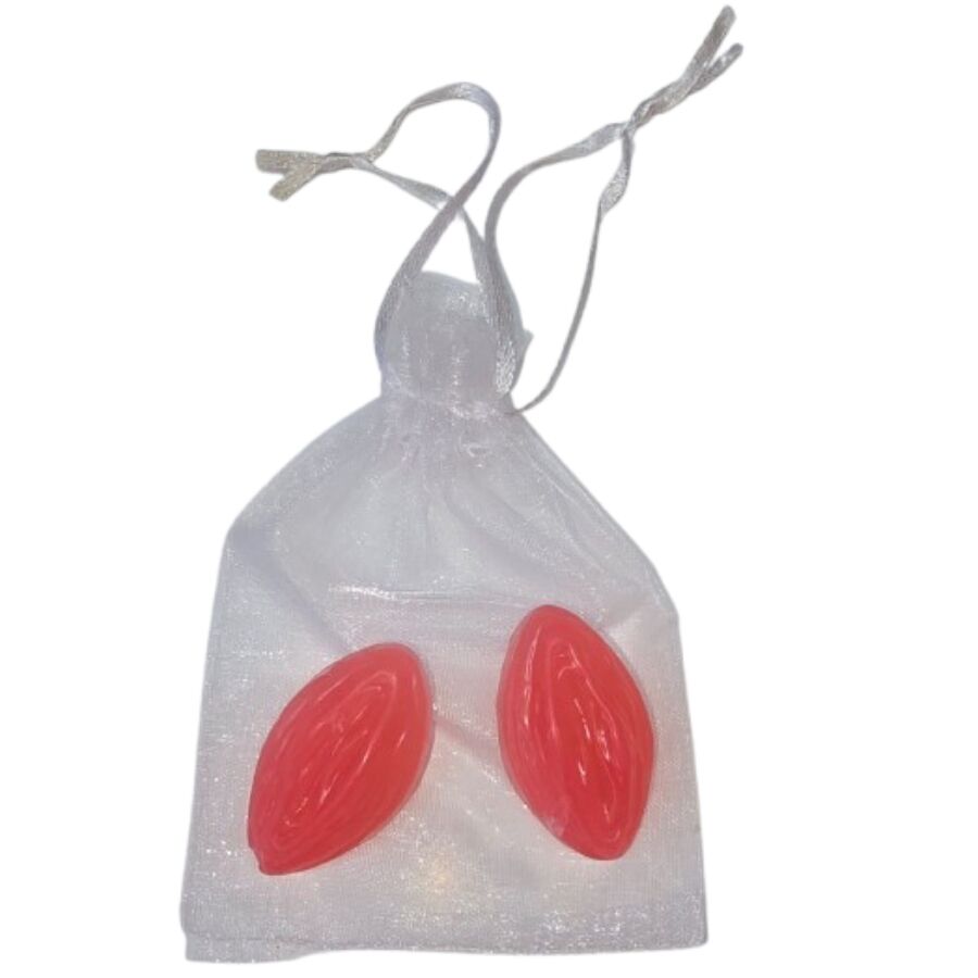 Diablo Picante-2 saponi profumati a forma di vagina, Rosso 2 Diablo Picante-2 saponi profumati a forma di vagina, Rosso — DIVERTY SEX · Articoli divertenti (immagine 2)