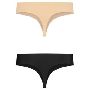 Bye Bra-Tanga Invisible Set 2 Pezzi Beige e Nero