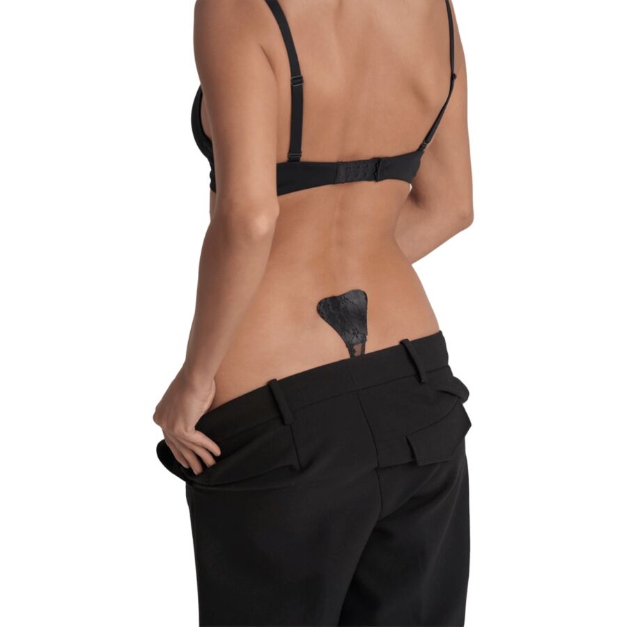 BYE-BRA-Tanga Adesivo Pizzo — BYE BRA · Lingerie sexy donna (imaginea 2)