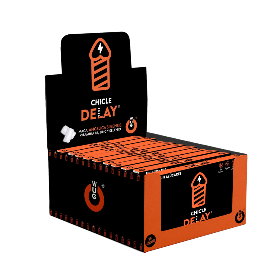 WUG-Gomme Sesso Senza Delay Display 12 x 8 Pezzi · Afrodisiaci uomo