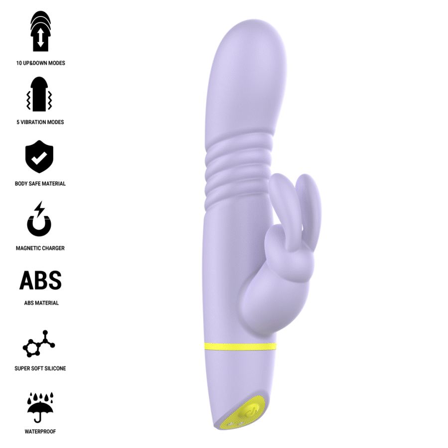 Intense High Tech-Helen Rabbit Stimolatore e Vibratore con Movimento · Vibratori (immagine 2)