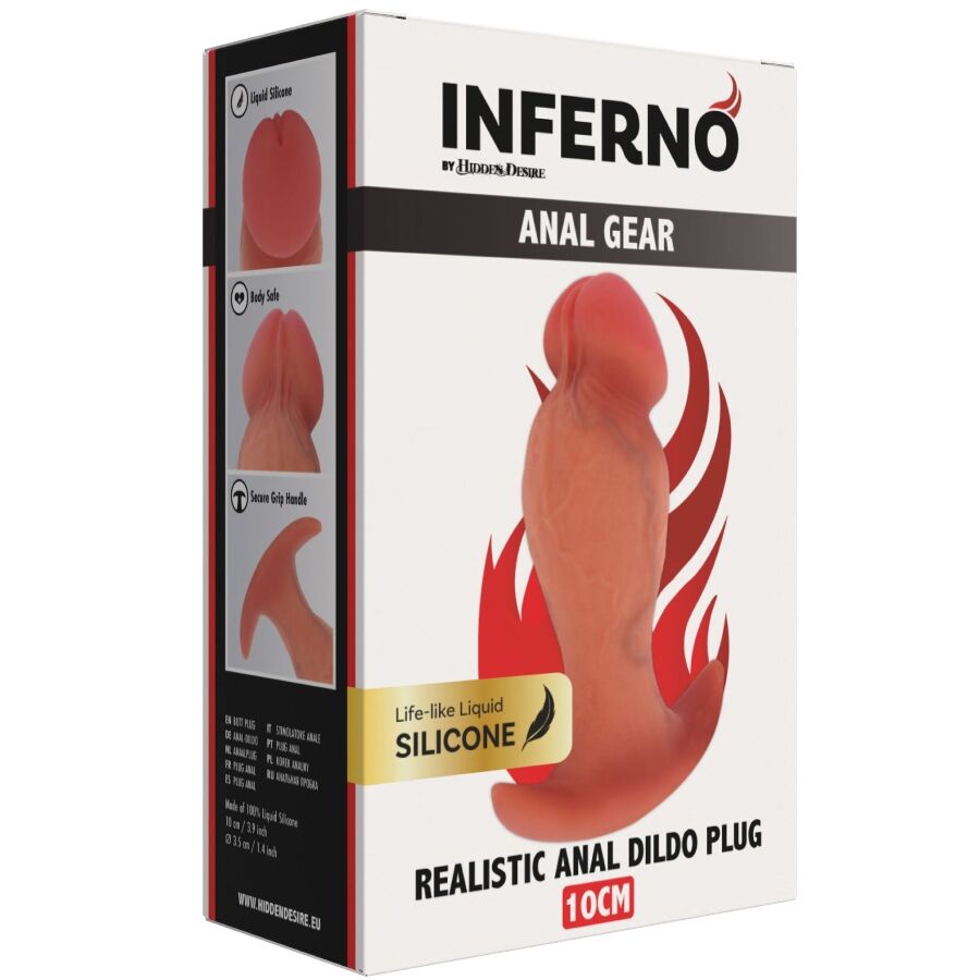 Hidden Desire-Inferno Plug anale Realist 10 cm-Silicone 6 Hidden Desire-Inferno Plug anale Realist 10 cm-Silicone · Giocattoli anali (imaginea 6)