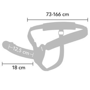 Hidden Desire-Inferno Guaina per pene Strap-on in Silicone, 18 cm · Anelli & Guaine per pene (imaginea 2)