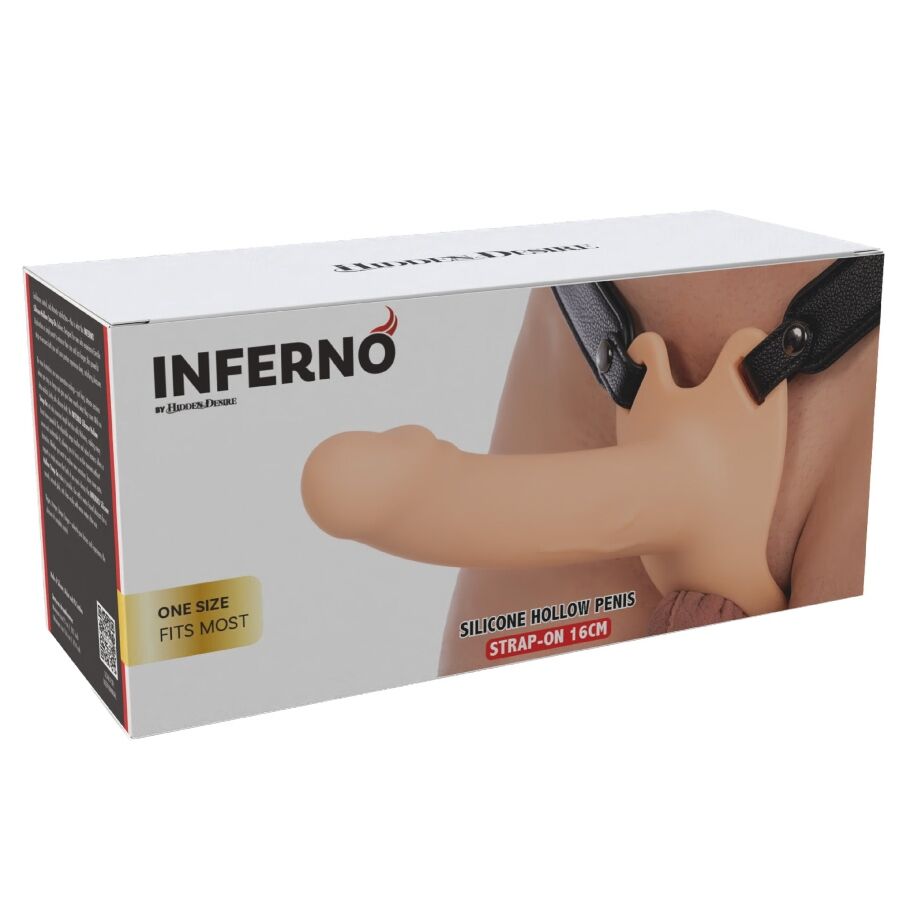 Hidden Desire-Inferno Guaina Estensione Strap-on 16 cm-Silicone 2 Hidden Desire-Inferno Guaina Estensione Strap-on 16 cm-Silicone · Anelli & Guaine per pene (imaginea 2)