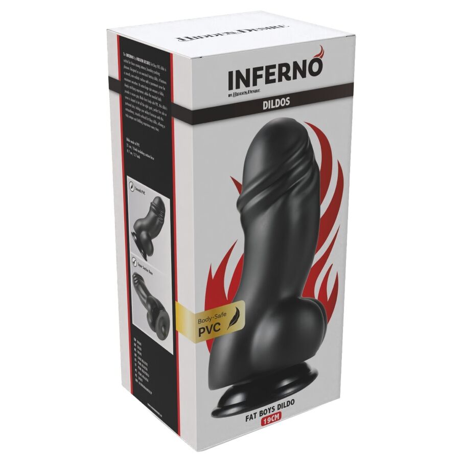 Hidden Desire-Inferno Fat Boys Dildo 19 cm-Ventosa · Dildo & Stimolatori (imaginea 6)