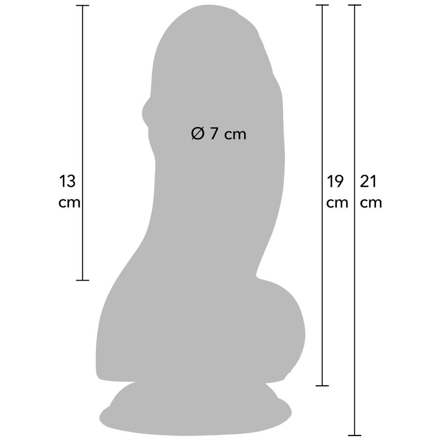Hidden Desire-Inferno Fat Boys Dildo 19 cm-Ventosa · Dildo & Stimolatori (imaginea 7)