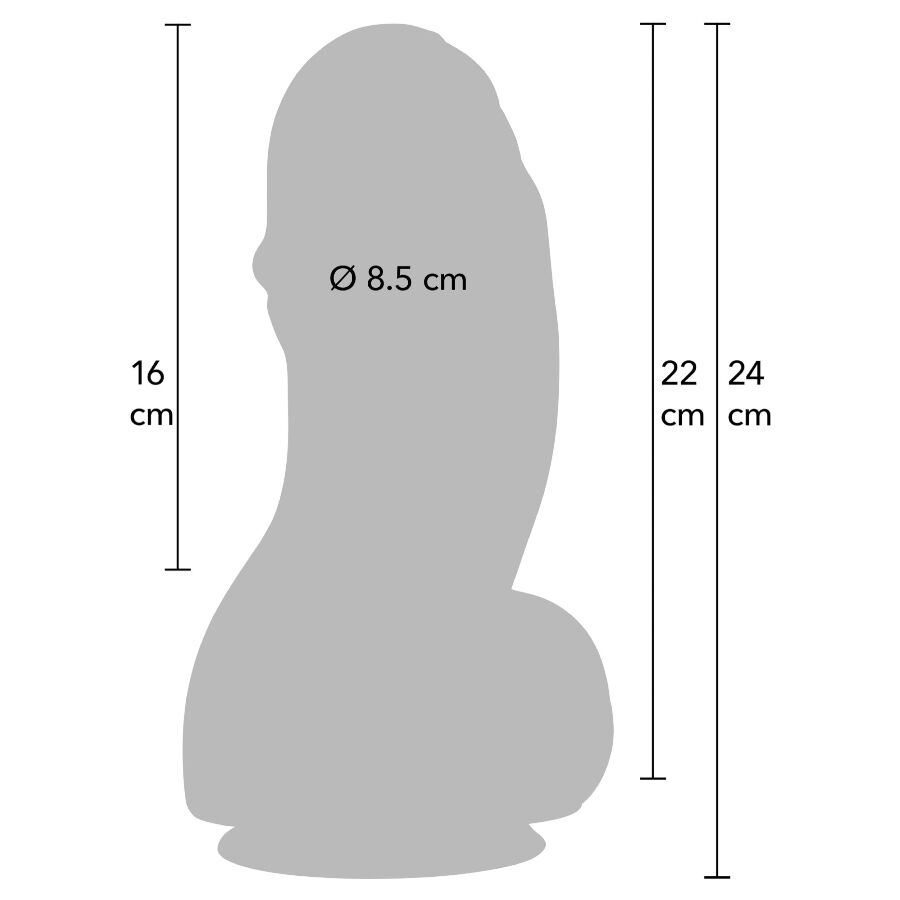 Hidden Desire-Inferno Fat Boys Dildo 22 cm-PVC, Ventosa 4 Hidden Desire-Inferno Fat Boys Dildo 22 cm-PVC, Ventosa · Dildo & Stimolatori (imaginea 4)