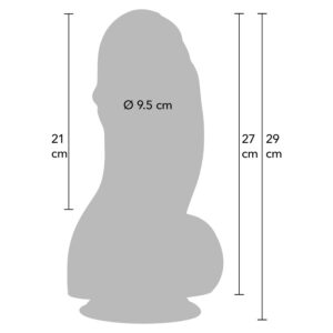 Hidden Desire-Inferno Fat Boys Dildo 27 cm-PVC, Ventosa · Dildo & Stimolatori (imaginea 3)