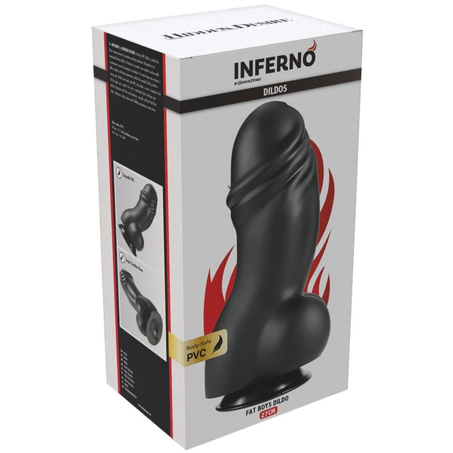 Hidden Desire-Inferno Fat Boys Dildo 27 cm-PVC, Ventosa · Dildo & Stimolatori (imaginea 4)