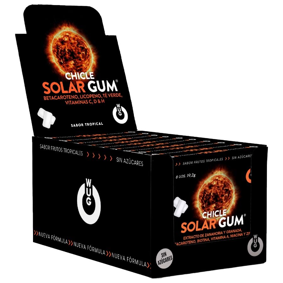 WUG-Schermo di gomma solare abbronzante 12 x 8 pezzi 1 WUG-Schermo di gomma solare abbronzante 12 x 8 pezzi · Integratori alimentari