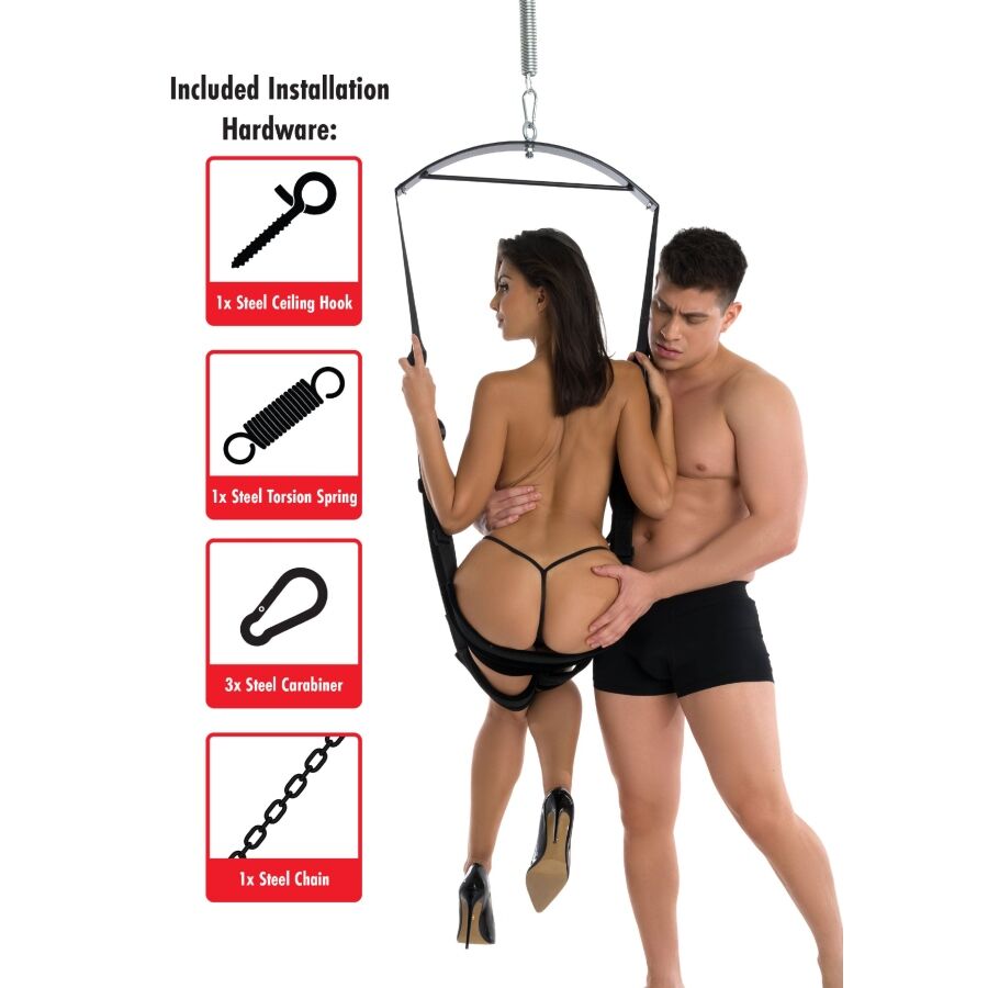 Hidden Desire-Extreme Altalena Sessuale Anchor Lovers-Metal, Rotazione · Bondage & Manette (immagine 3)