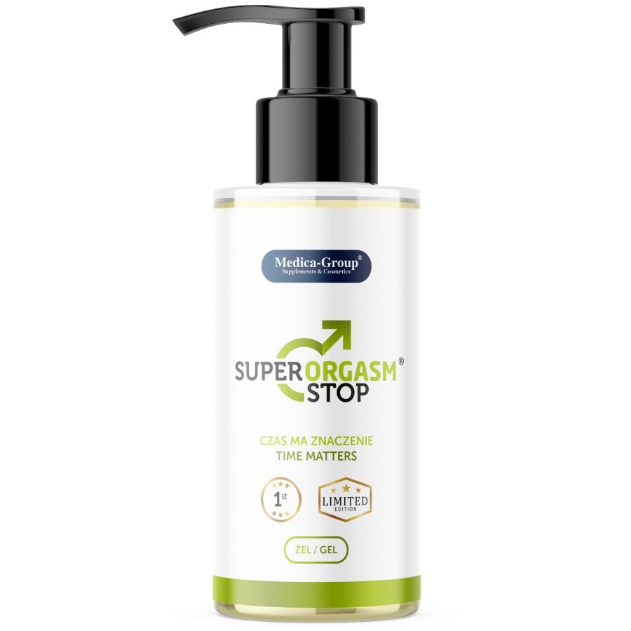 Medica Group-Super Orgasm Stop Gel Intimo per Uomini 150 ml · Afrodisiaci uomo (immagine 2)