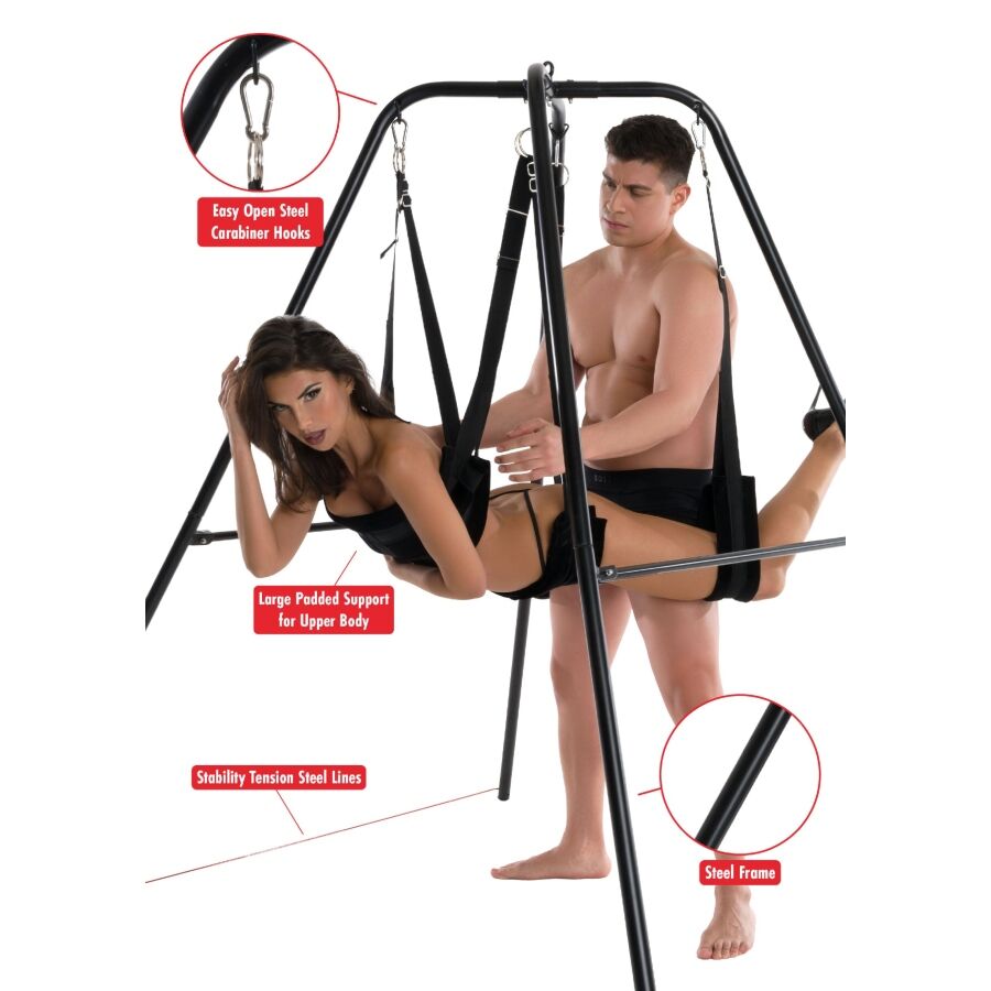 Hidden Desire-Estrema culla sessuale per coppia con Stand-Metal · Bondage & Manette (imaginea 5)