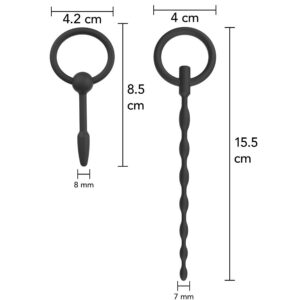 Hidden Desire-Extreme Set Starter Uretrale, 2 Pezzi-Silicone · Accessori BDSM (immagine 4)
