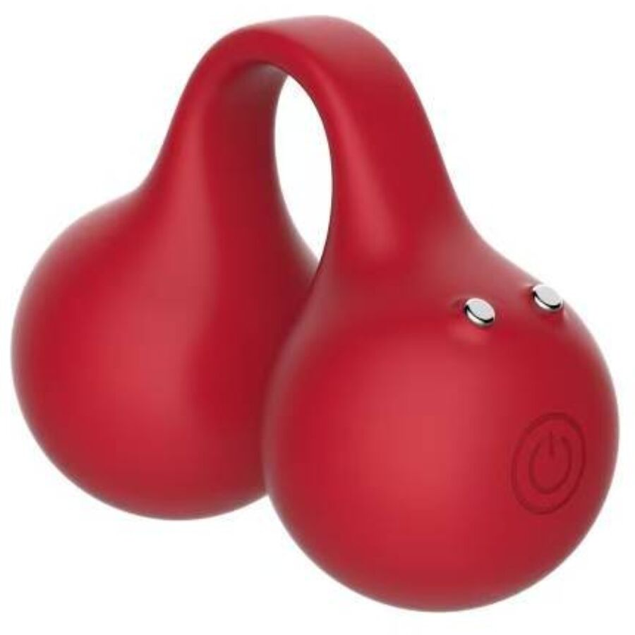 Snail Vibe-Twinn Cherry Vibratore di Dito-Silicone · Masturbatori (immagine 3)