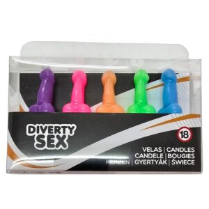 Diablo Picante-Diverty Sex Diablo Speziato Scatola 5 Candele