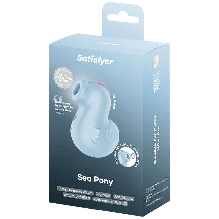Satisfyer Air Pulse-Sea Pony Vibratore e Stimolatore con Pulse 3 Satisfyer Air Pulse-Sea Pony Vibratore e Stimolatore con Pulse · Vibratori (imaginea 3)