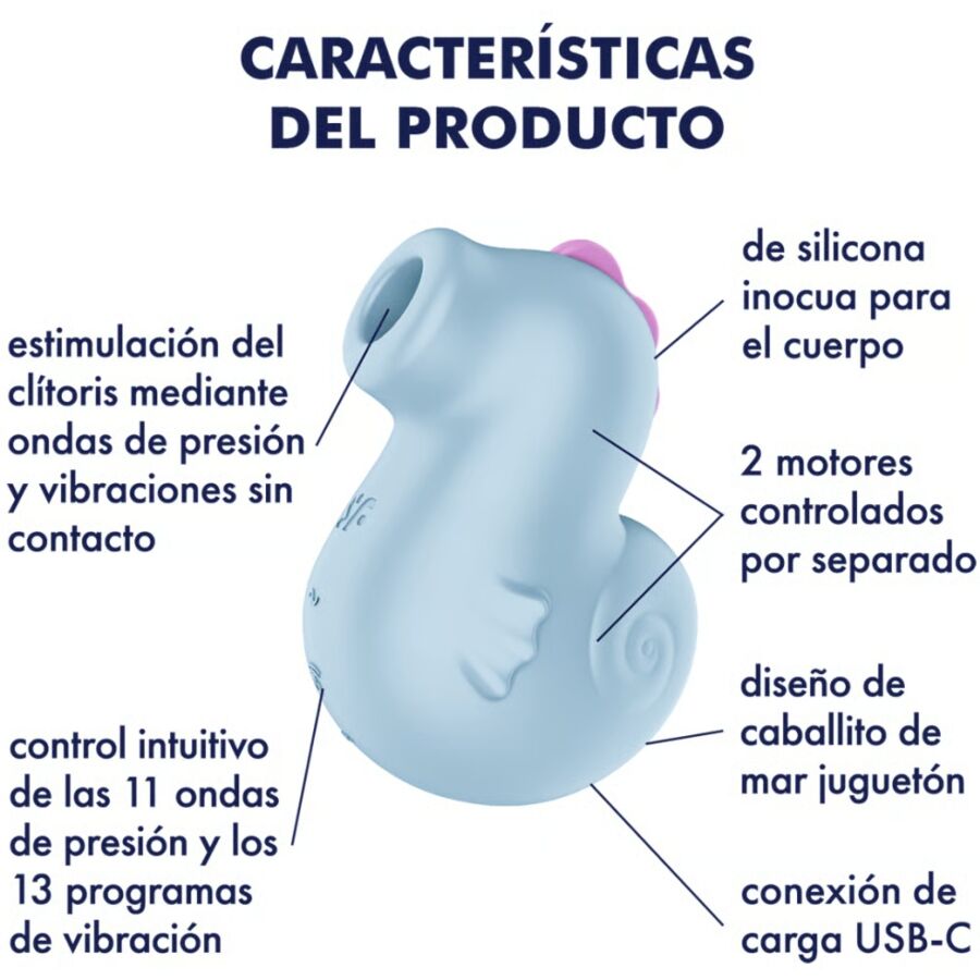 Satisfyer Air Pulse-Sea Pony Vibratore e Stimolatore con Pulse 5 Satisfyer Air Pulse-Sea Pony Vibratore e Stimolatore con Pulse · Vibratori (imaginea 5)