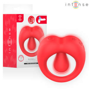 Intense For Him-Russell Anello Vibratore per Pene con Stimolatore 465 Intense For Him-Russell Anello Vibratore per Pene con Stimolatore