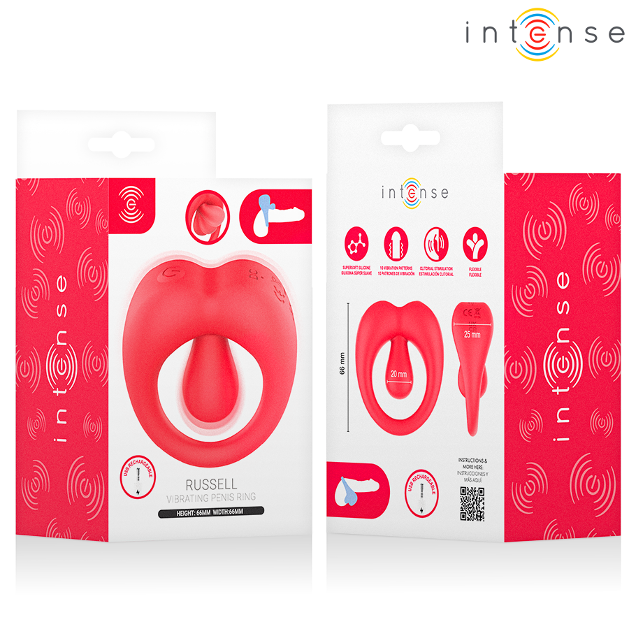 Intense For Him-Russell Anello Vibratore per Pene con Stimolatore 10 Intense For Him-Russell Anello Vibratore per Pene con Stimolatore · Anelli & Guaine per pene (imaginea 10)