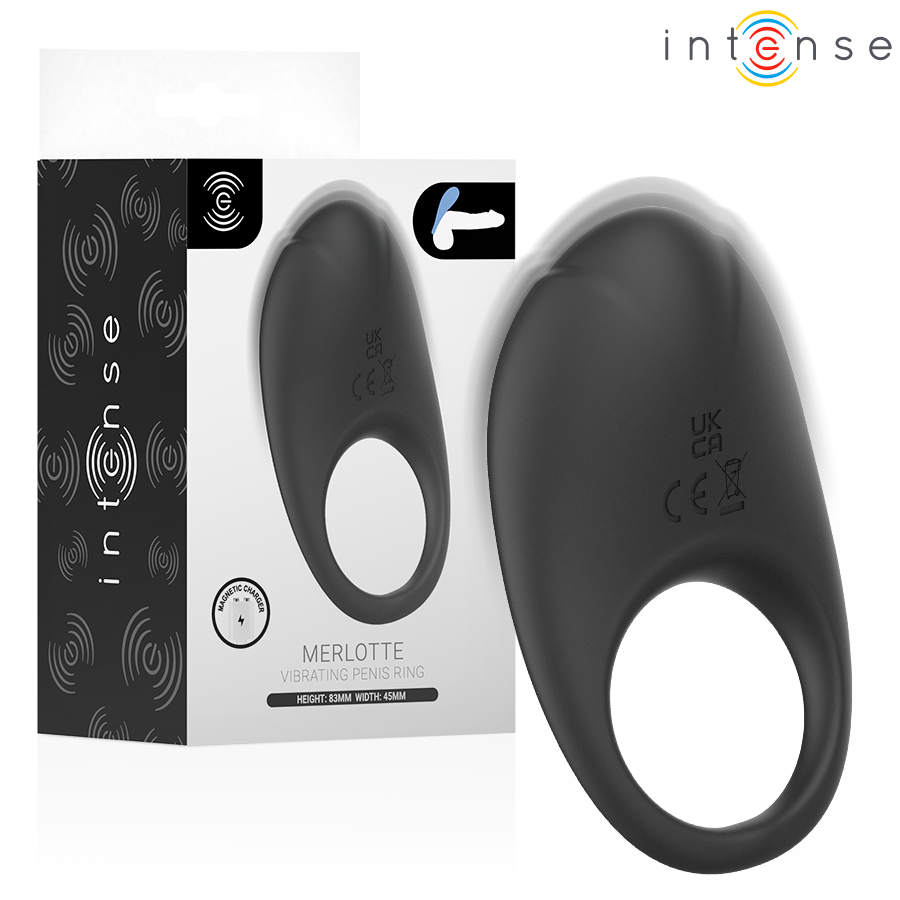 Intense For Him-Merlotte Anello Pene Vibratore con Stimolazione 1 Intense For Him-Merlotte Anello Pene Vibratore con Stimolazione · Anelli & Guaine per pene
