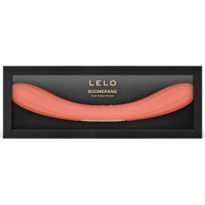 Lelo-Boomerang Vibratore a due teste Rosso Coral-Silicone, 12 · Giocattoli per coppie (imaginea 5)