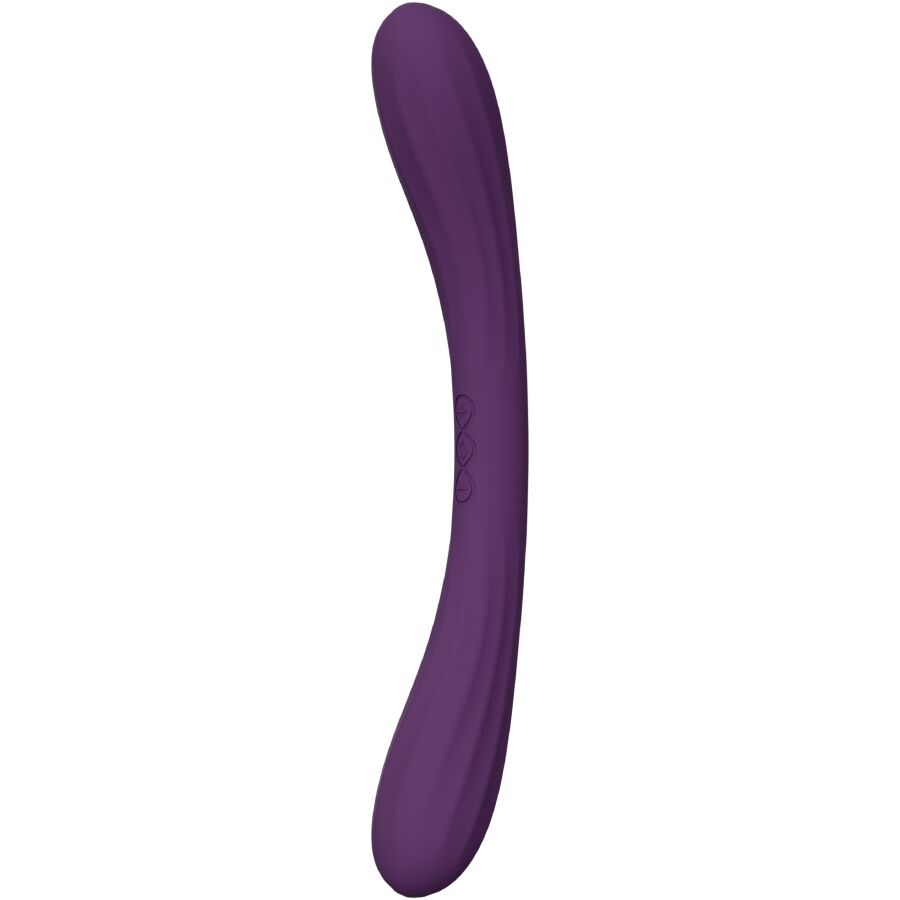 Lelo-Vibratore Boomerang Doppia Testa Viola-Silicone, 12 velocità 2 Lelo-Vibratore Boomerang Doppia Testa Viola-Silicone, 12 velocità · Giocattoli per coppie (imaginea 2)