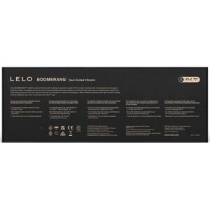 Lelo-Vibratore Boomerang Doppia Testa Viola-Silicone, 12 velocità 8 Lelo-Vibratore Boomerang Doppia Testa Viola-Silicone, 12 velocità · Giocattoli per coppie (imaginea 3)