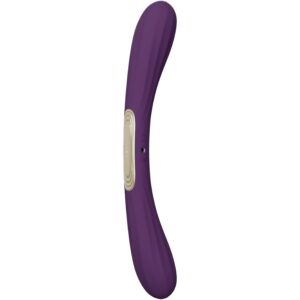 Lelo-Vibratore Boomerang Doppia Testa Viola-Silicone, 12 velocità
