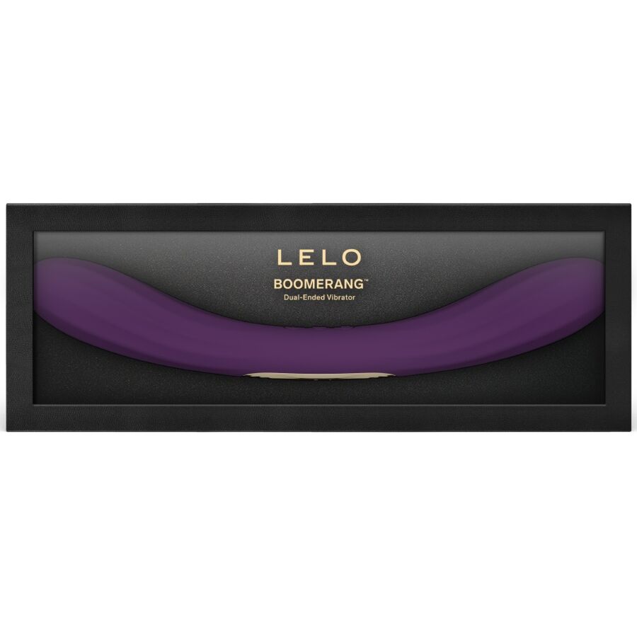 Lelo-Vibratore Boomerang Doppia Testa Viola-Silicone, 12 velocità 5 Lelo-Vibratore Boomerang Doppia Testa Viola-Silicone, 12 velocità · Giocattoli per coppie (imaginea 5)