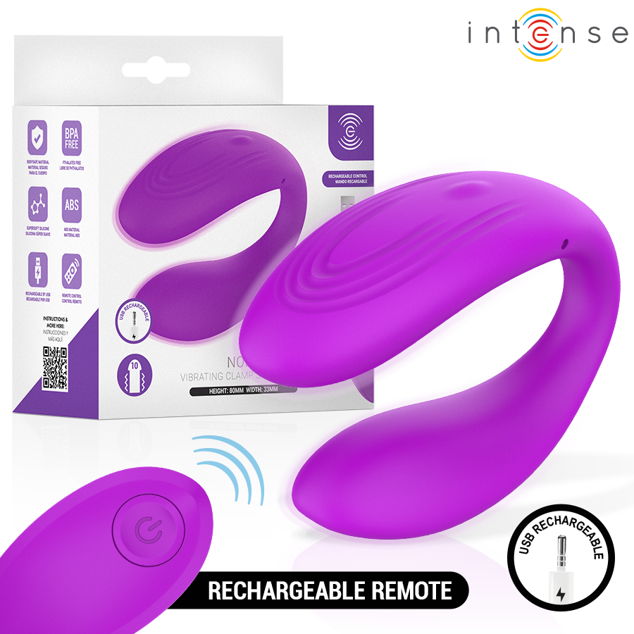 Intense-Nora Vibratore a Forma di U con Telecomando · Vibratori (immagine 9)